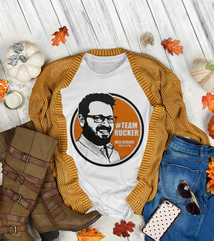 Tennessee Volunteers #TeamRucker Wes Rucker 1982 2019 T-Shirt