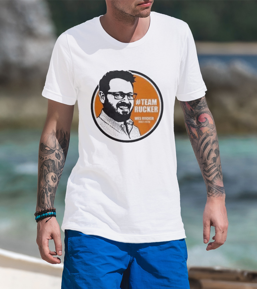 Tennessee Volunteers #TeamRucker Wes Rucker 1982 2019 T-Shirt