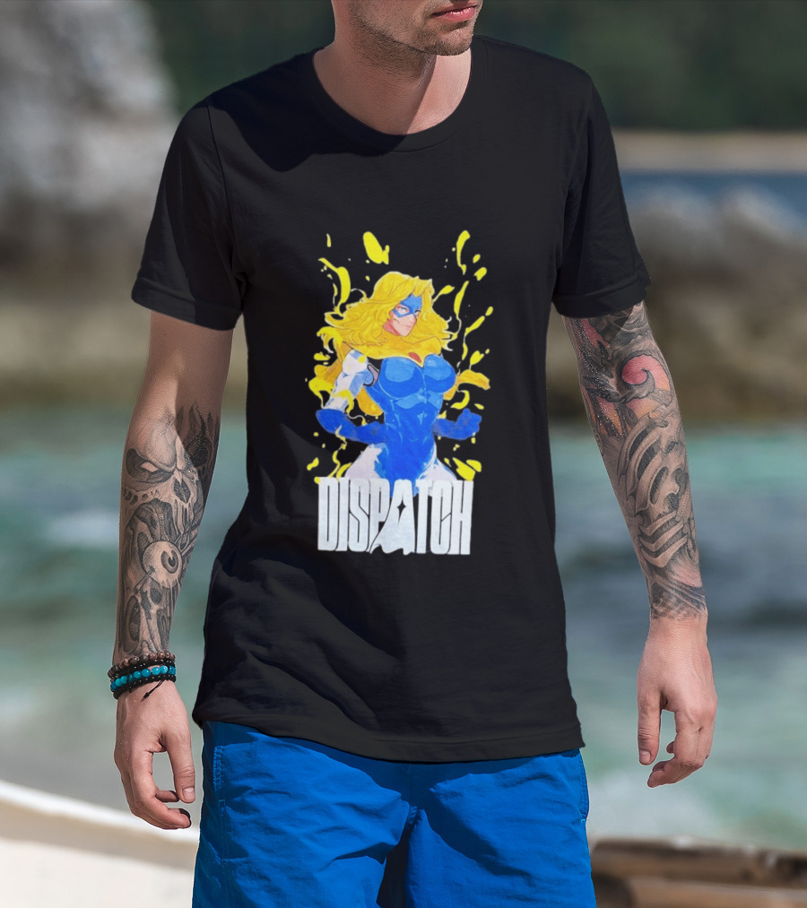 Dispatch Blonde Blue Heroic Character Blazer T-Shirt