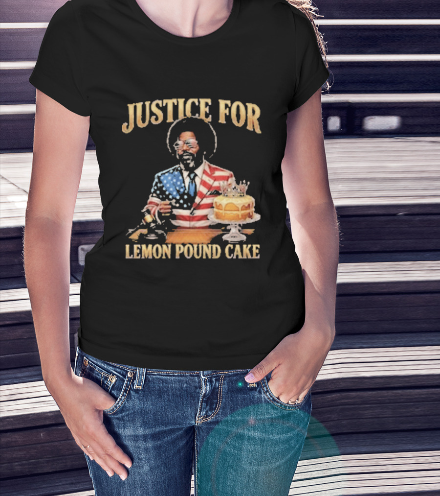 Justice For Lemon Pound Cake Afroman American Flag Suit T-Shirt