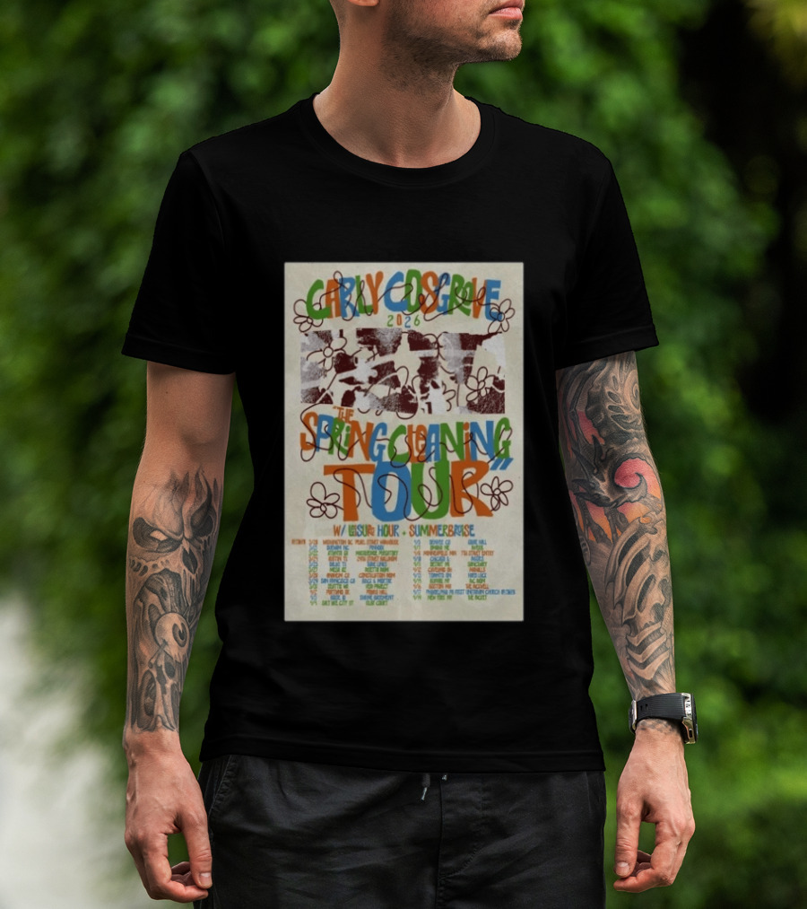 Carly Cosgrove 2026 The Spring Cleaning Tour Leisure Hour Summerbruise T-Shirt