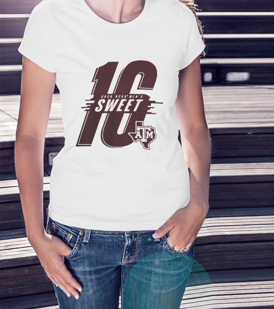 Sweet 16 Texas A&M 2026 NCAA Men's Basketball T-Shirt