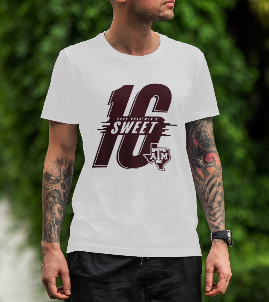 Sweet 16 Texas A&M 2026 NCAA Men's Basketball T-Shirt