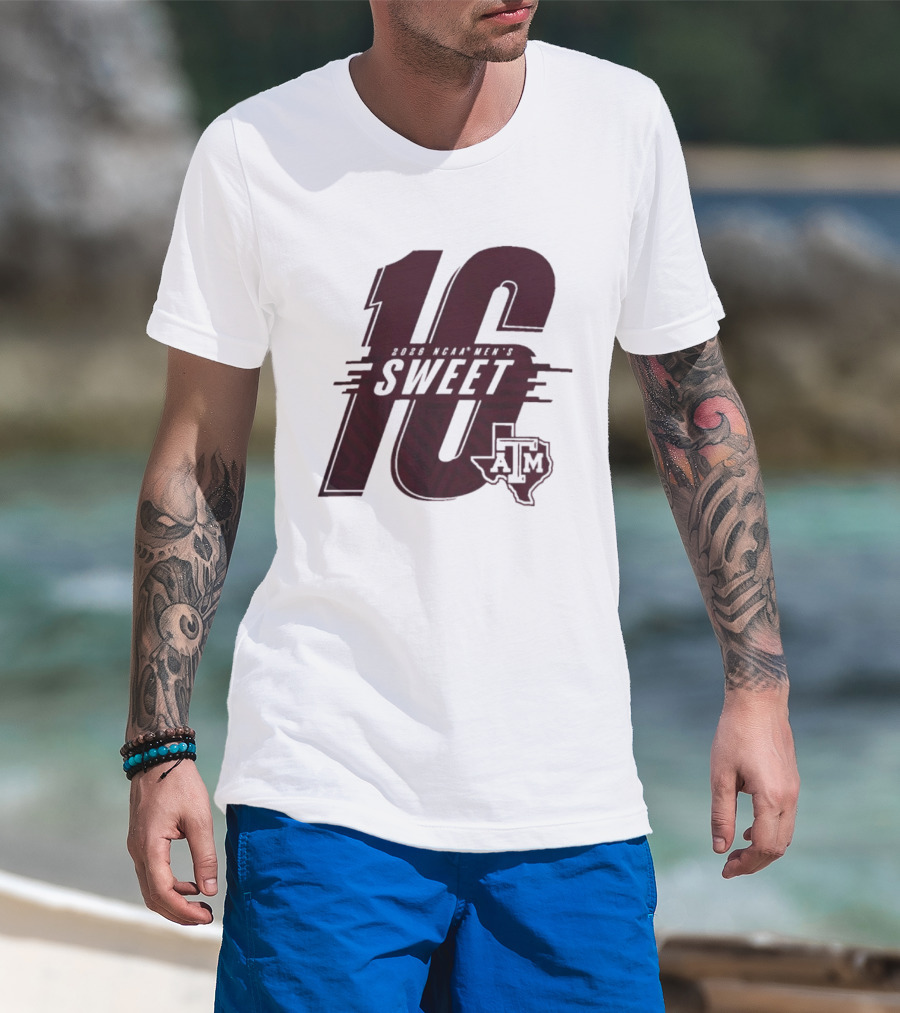 Sweet 16 Texas A&M 2026 NCAA Men's Basketball T-Shirt