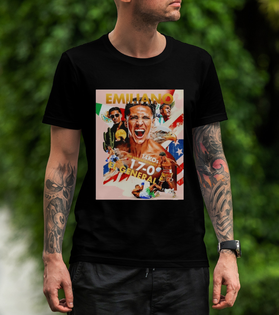 Emiliano Vargas El General 17 0 Boxer The Vargas Dynasty 14 KOs T-Shirt