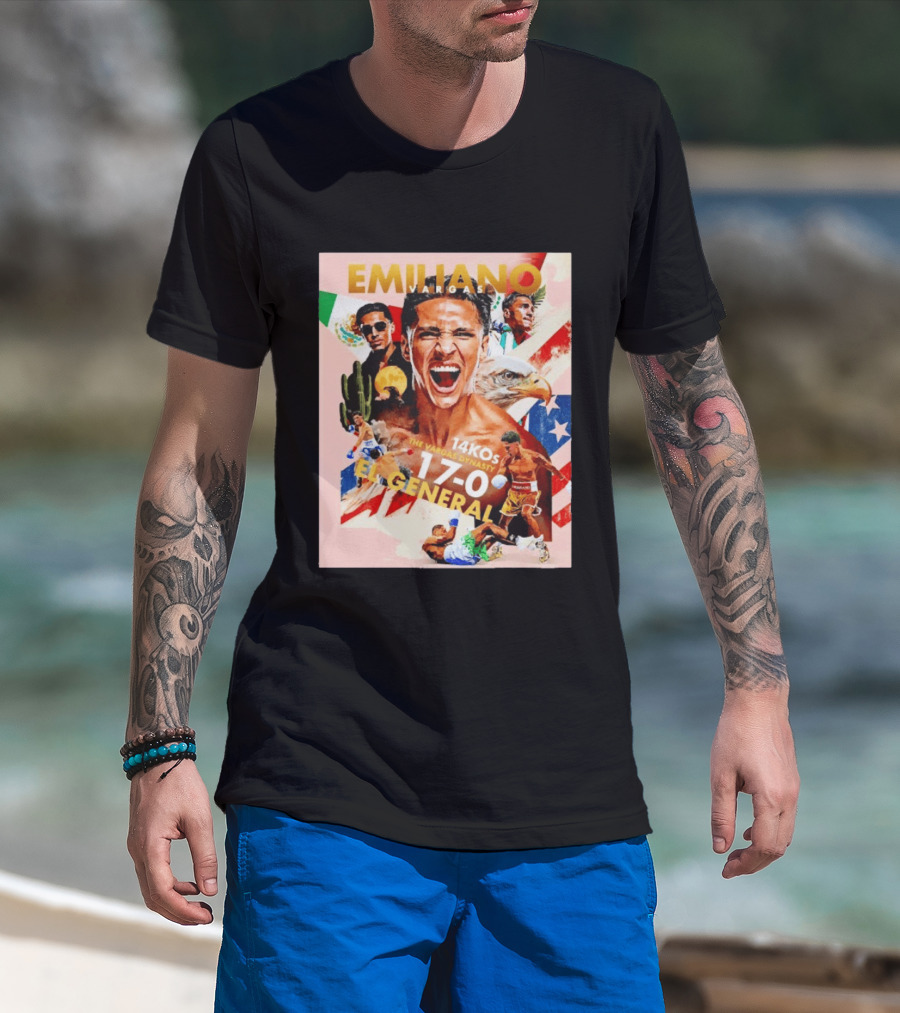 Emiliano Vargas El General 17 0 Boxer The Vargas Dynasty 14 KOs T-Shirt