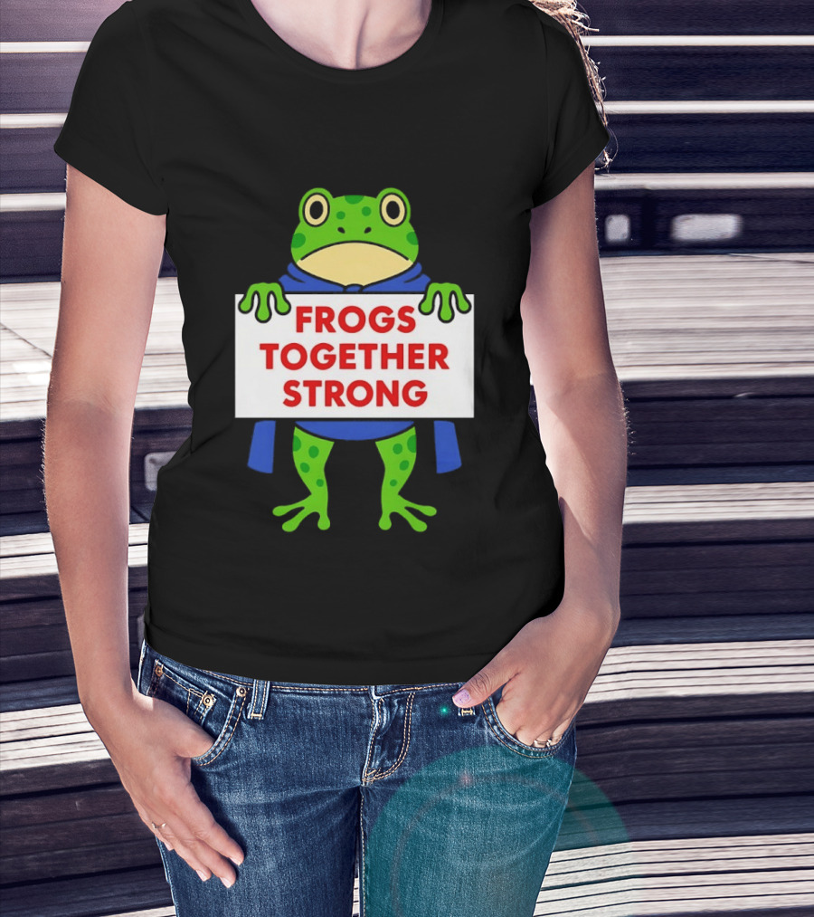 Frogs Together Strong Portland Newsom T-Shirt