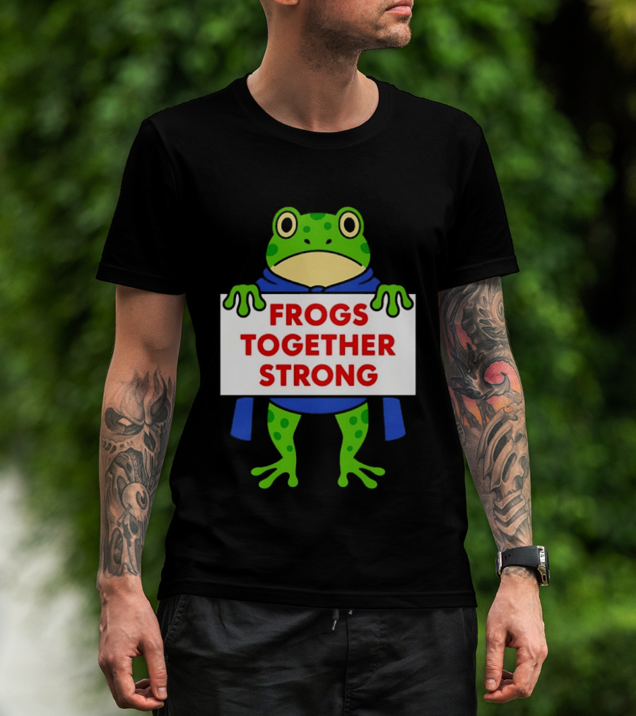 Frogs Together Strong Portland Newsom T-Shirt
