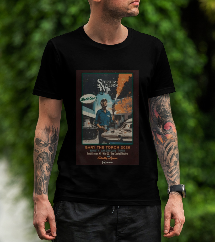 Stephen Wilson Jr. Sold Out Gary The Torch 2026 North American Tour Port Chester Capitol Theatre Mar 22 Shelby Lynne T-Shirt