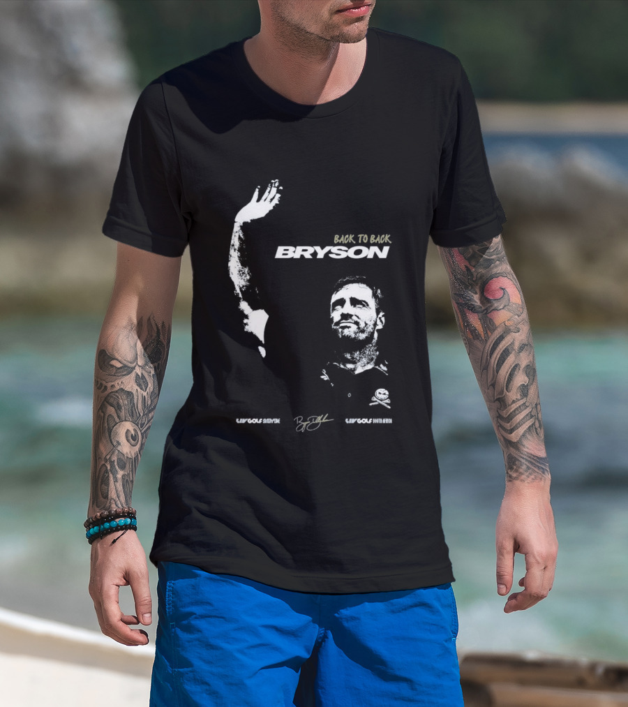 Bryson Back To Back LIV Golf Victory Celebration T-Shirt