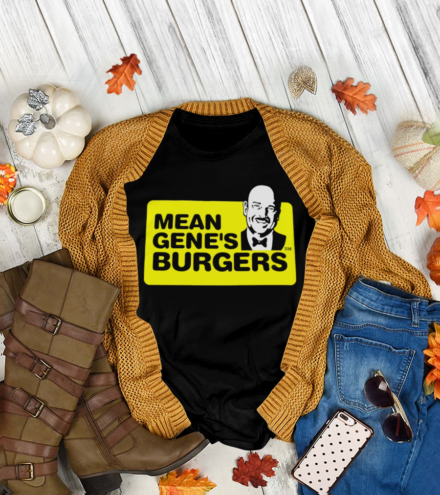 Mean Gene's Burgers Classic Logo with Iconic Bowtie T-Shirt