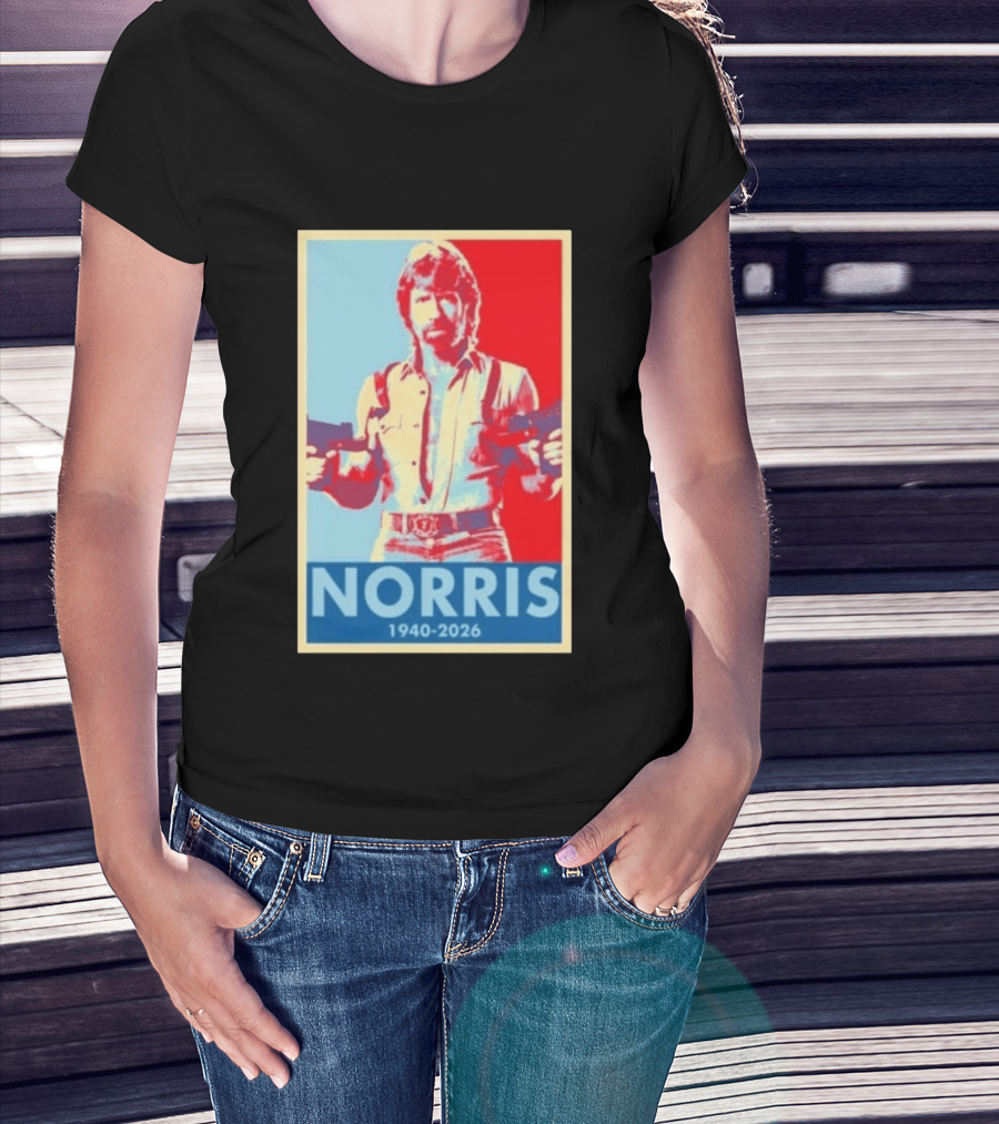 Norris 1940 2026 Retro Tribute With Dual Pistols T-Shirt