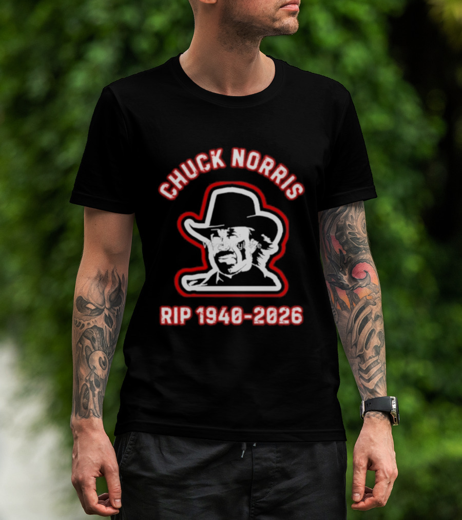 Rip Chuck Norris 1940 2026 Cowboy Hat T-Shirt