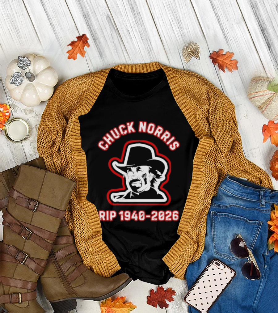 Rip Chuck Norris 1940 2026 Cowboy Hat T-Shirt