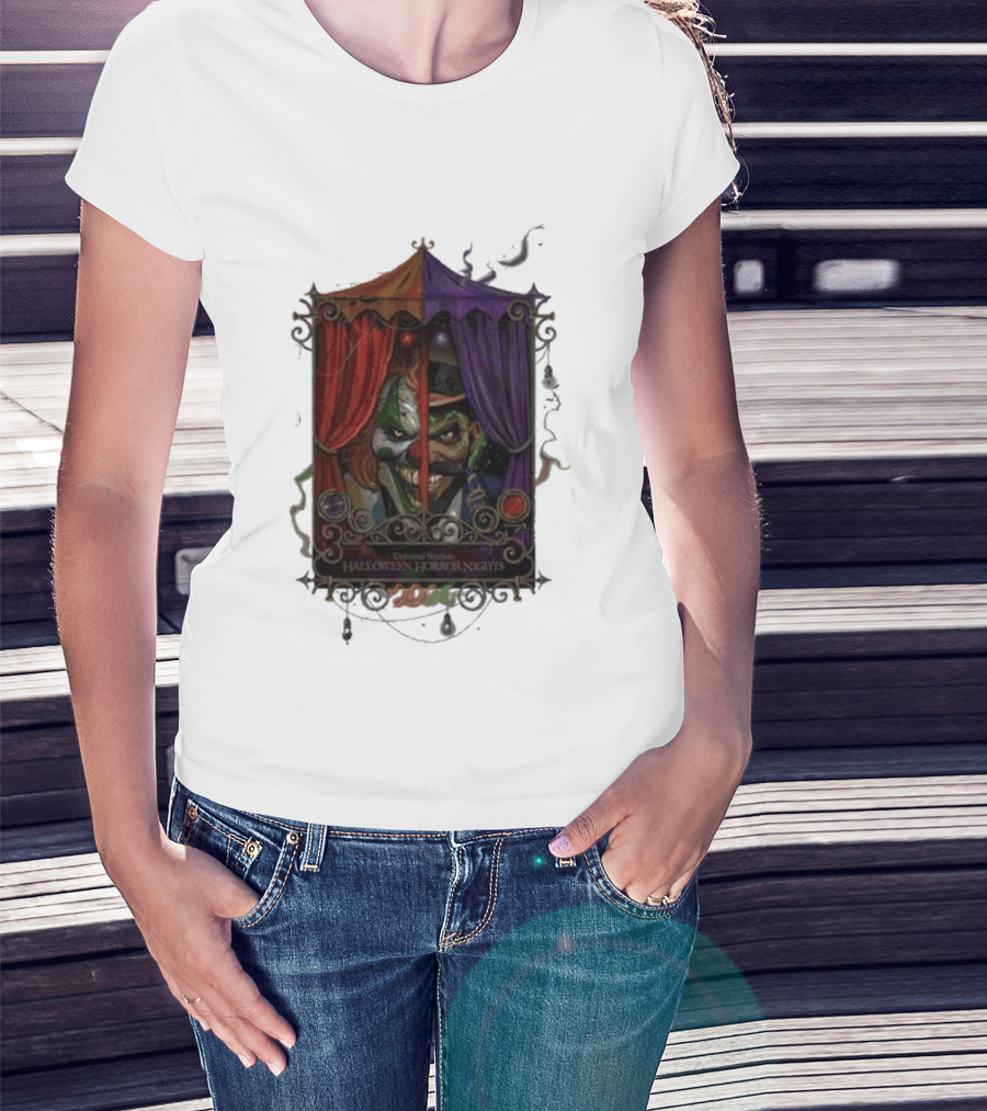 Universal Studios Halloween Horror Nights 2026 Dark Carnival Clown T-Shirt