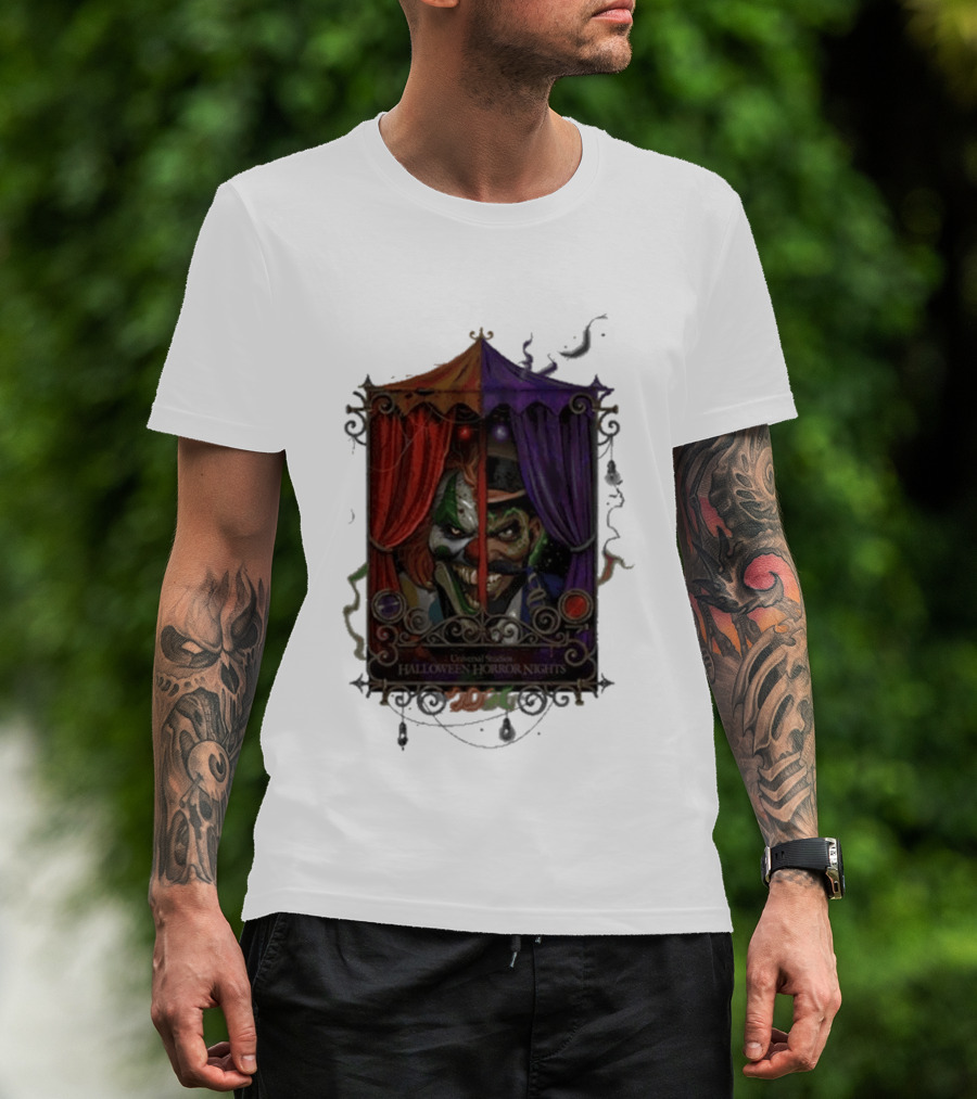 Universal Studios Halloween Horror Nights 2026 Dark Carnival Clown T-Shirt