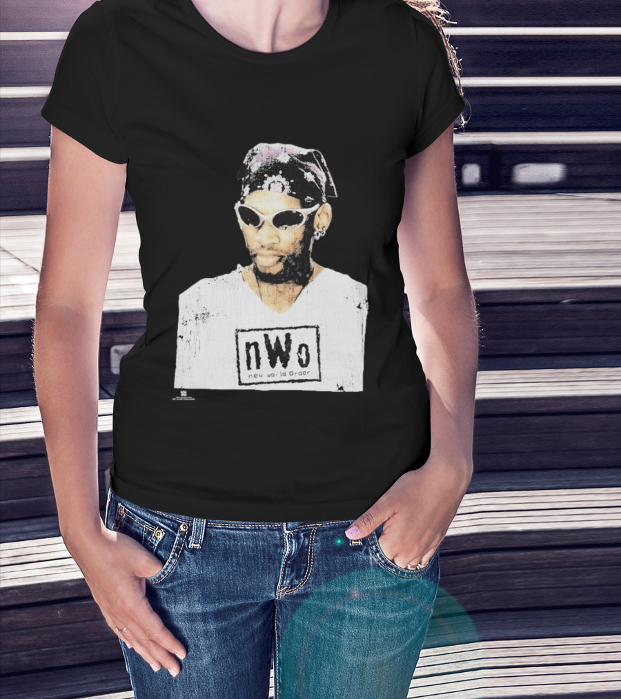 Dennis Rodman NWO New World Order Snow Wash T-Shirt