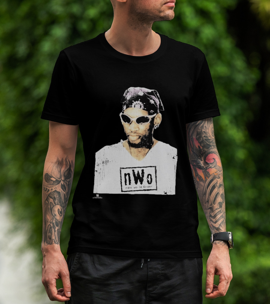Dennis Rodman NWO New World Order Snow Wash T-Shirt