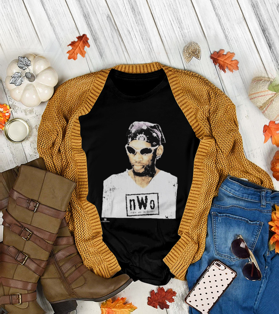 Dennis Rodman NWO New World Order Snow Wash T-Shirt