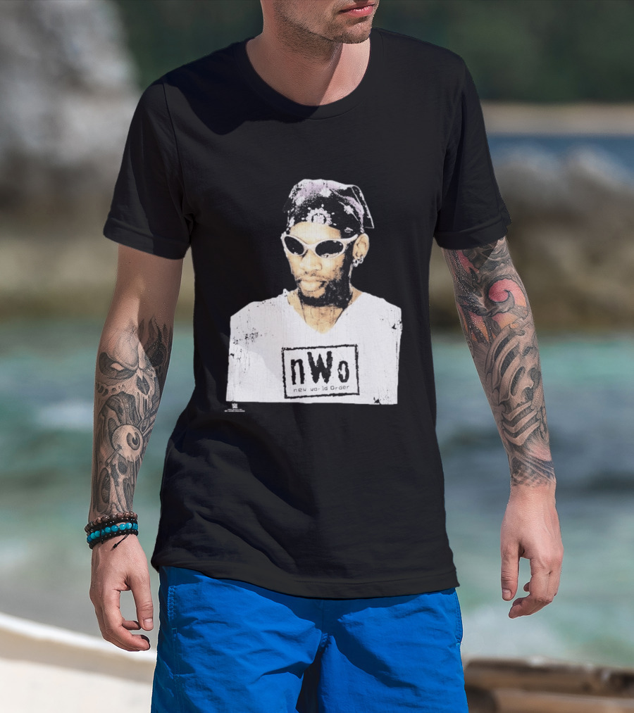 Dennis Rodman NWO New World Order Snow Wash T-Shirt