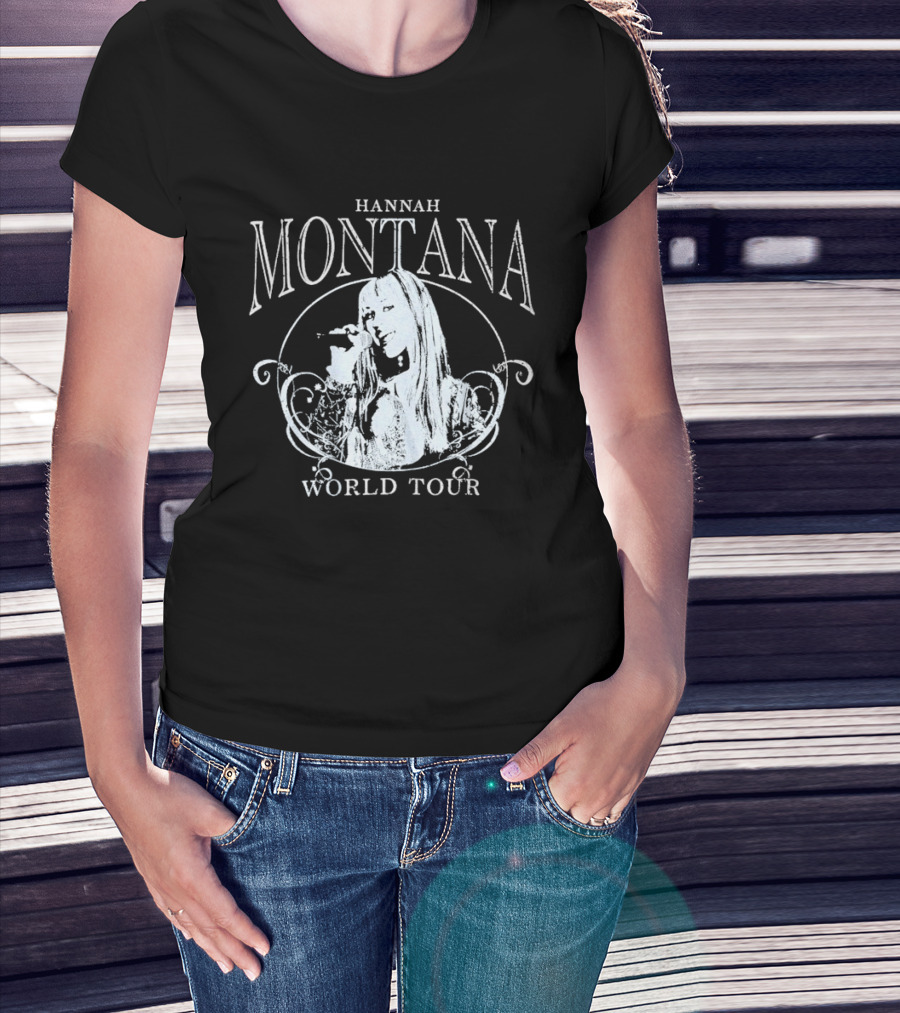 Hannah Montana World Tour Vintage Concert T-Shirt