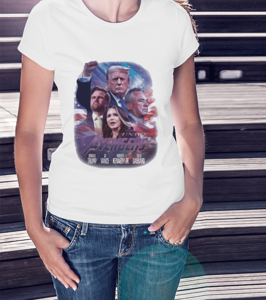 Unity Avengers Trump Vance Kennedy Jr Tulsi Gabbard T-Shirt