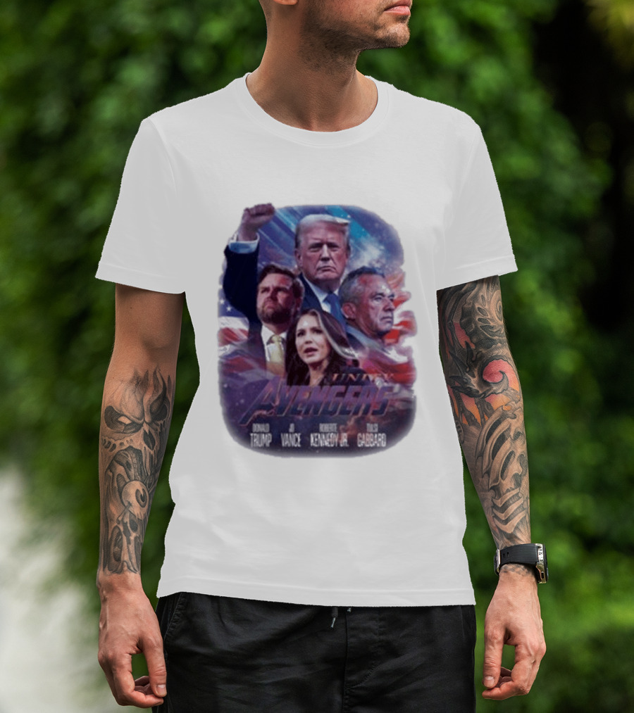 Unity Avengers Trump Vance Kennedy Jr Tulsi Gabbard T-Shirt