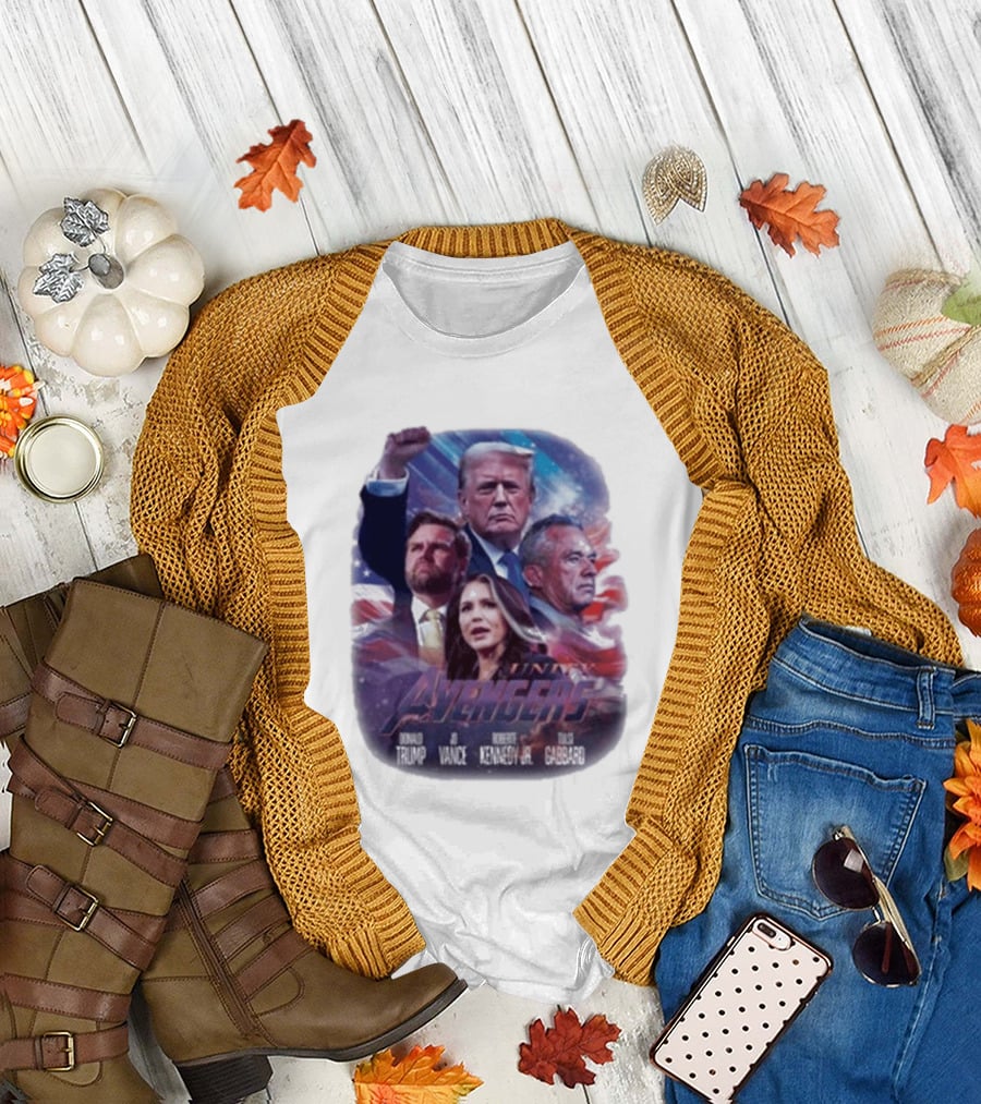 Unity Avengers Trump Vance Kennedy Jr Tulsi Gabbard T-Shirt