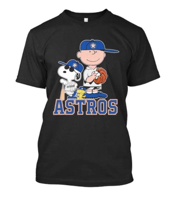 Snoopy Brown Astros Baseball 2026 T-Shirt