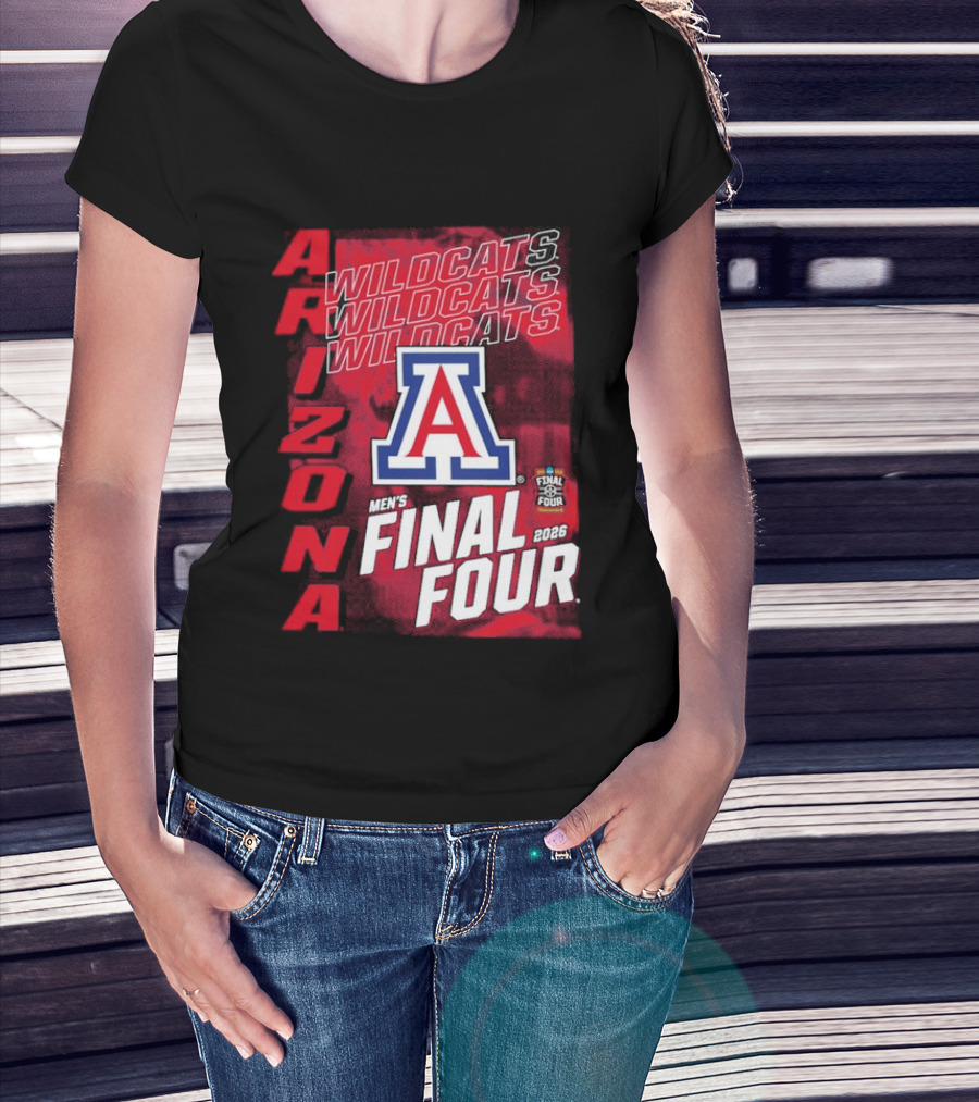 Arizona Wildcats 2026 Men's NCAA Final Four Basketball Tournament T-Shirt