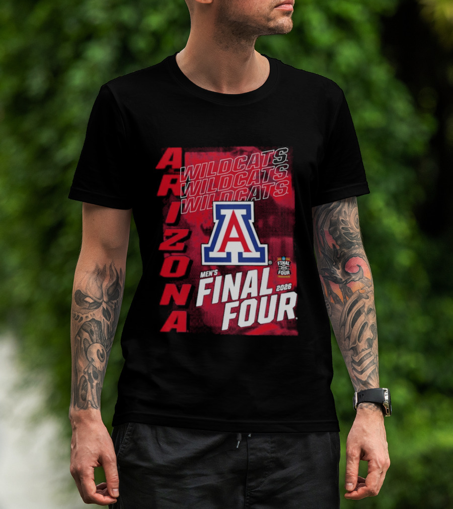 Arizona Wildcats 2026 Men's NCAA Final Four Basketball Tournament T-Shirt