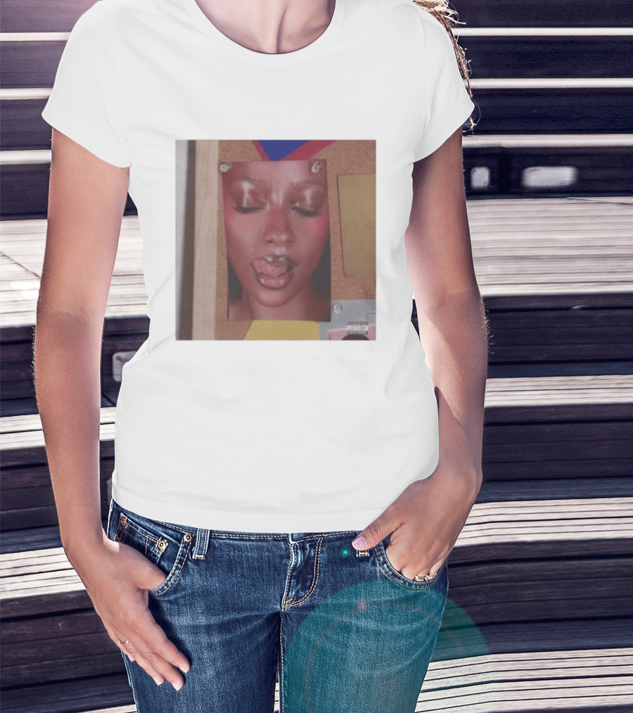 Candy Justine Skye Album Artwork With Portrait And Corkboard Accents T-Shirt