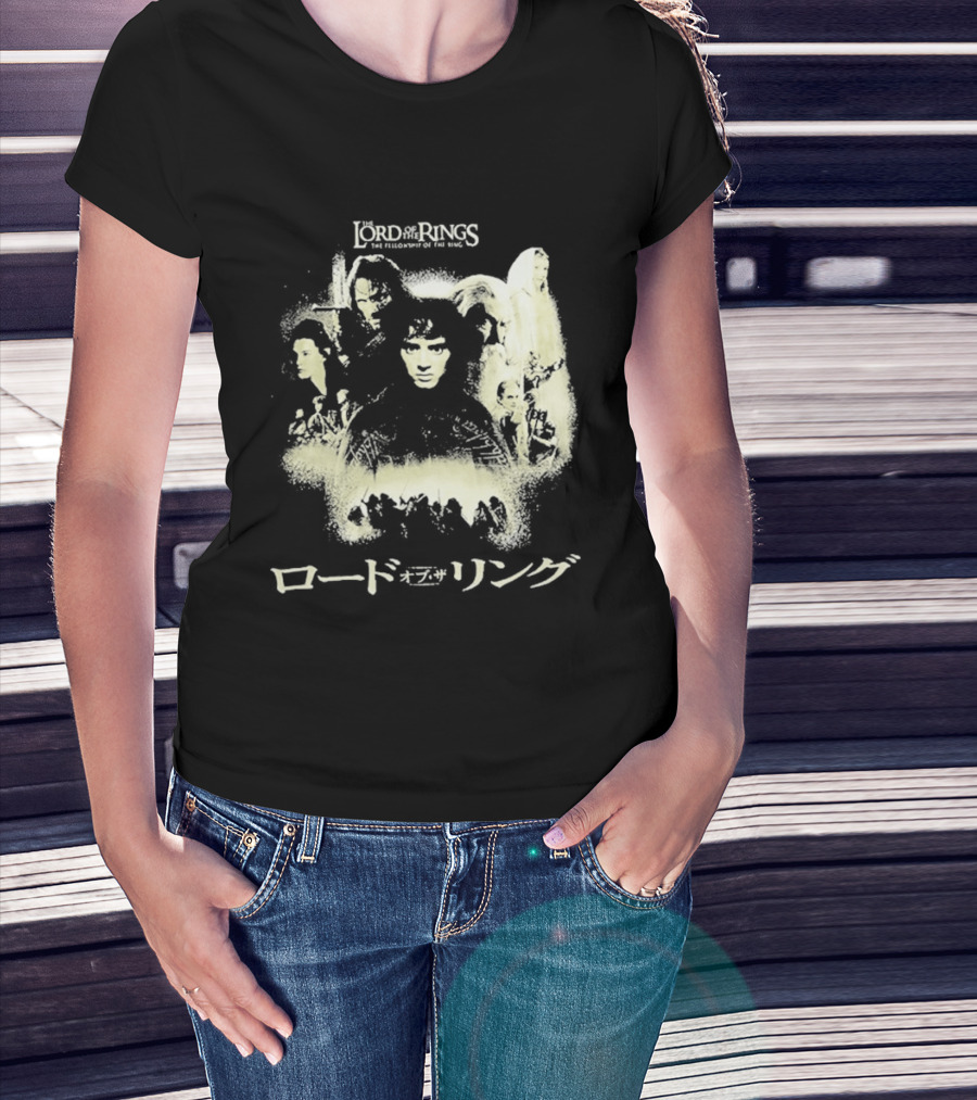 The Lord Of The Rings Fellowship Of The Ring Characters Japanese T-Shirt