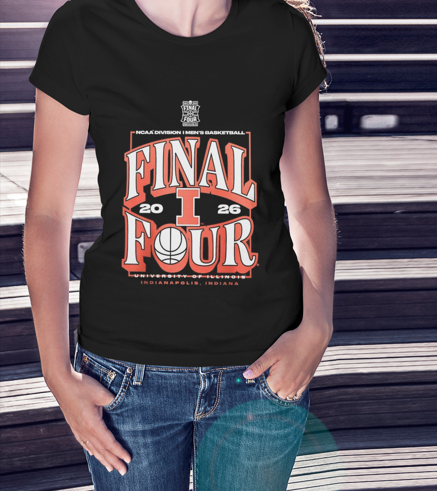 NCAA Division I Men's Basketball Final Four 2026 University Of Illinois Indianapolis T-Shirt