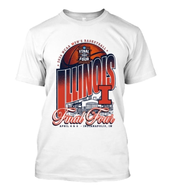 Illinois Men's Basketball 2026 NCAA Final Four Indianapolis April 4 6 T-Shirt