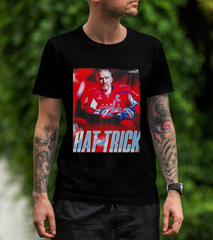 Alexander Ovechkin Washington Capitals Hat Trick Visionary Leadership T-Shirt