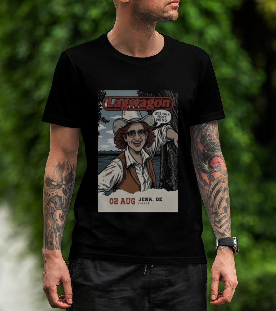 Lagwagon Let's Talk About Hoss 02 Aug Jena DE F Haus T-Shirt