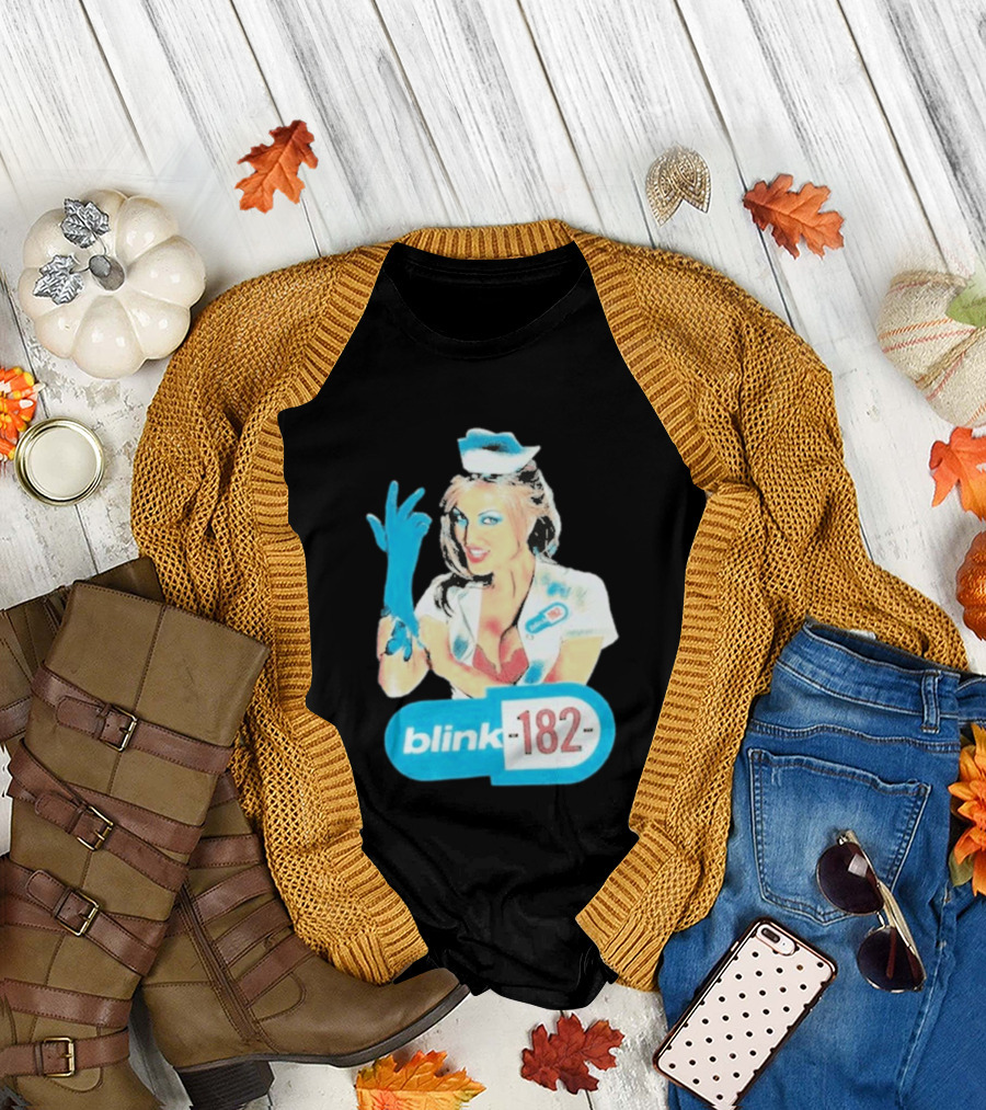 Blink 182 Enema of the State Nurse Glove T-Shirt
