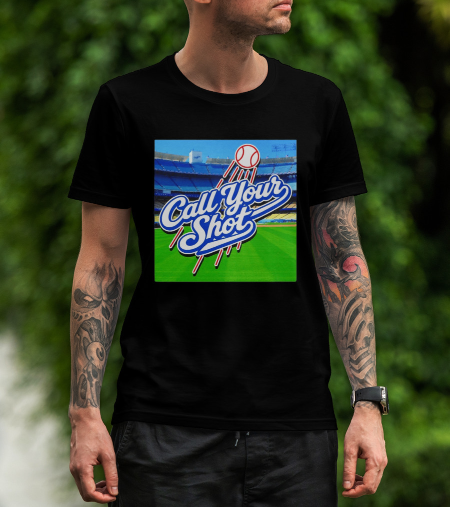 Call Your Shot Los Angeles Dodgers Stadium Baseball T-Shirt