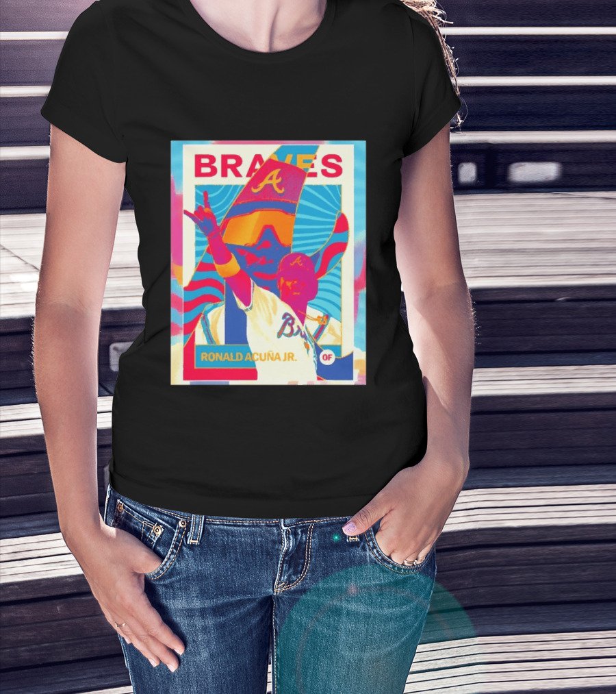 Ronald Acuña Jr OF Braves Atlanta Baseball T-Shirt