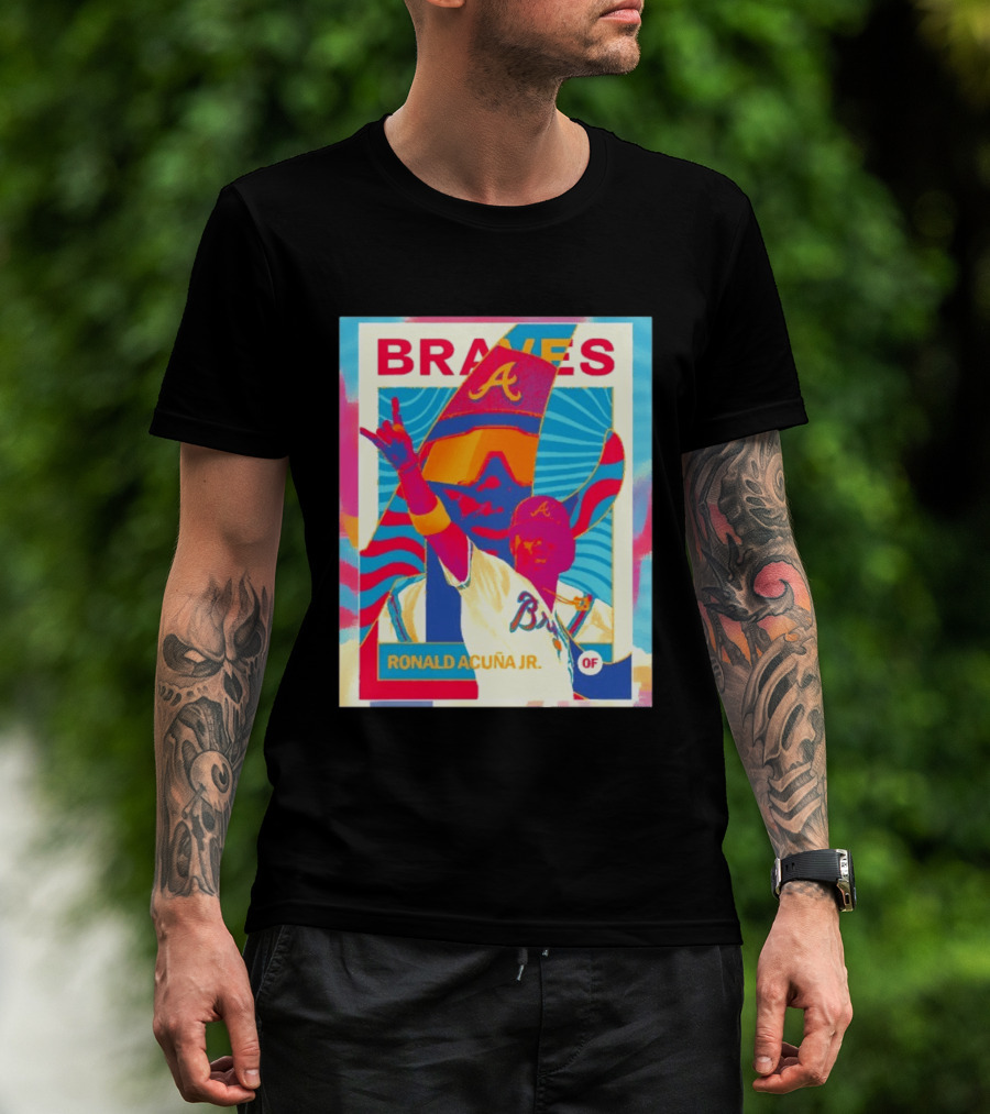 Ronald Acuña Jr OF Braves Atlanta Baseball T-Shirt