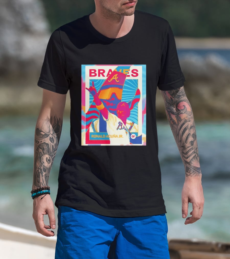 Ronald Acuña Jr OF Braves Atlanta Baseball T-Shirt