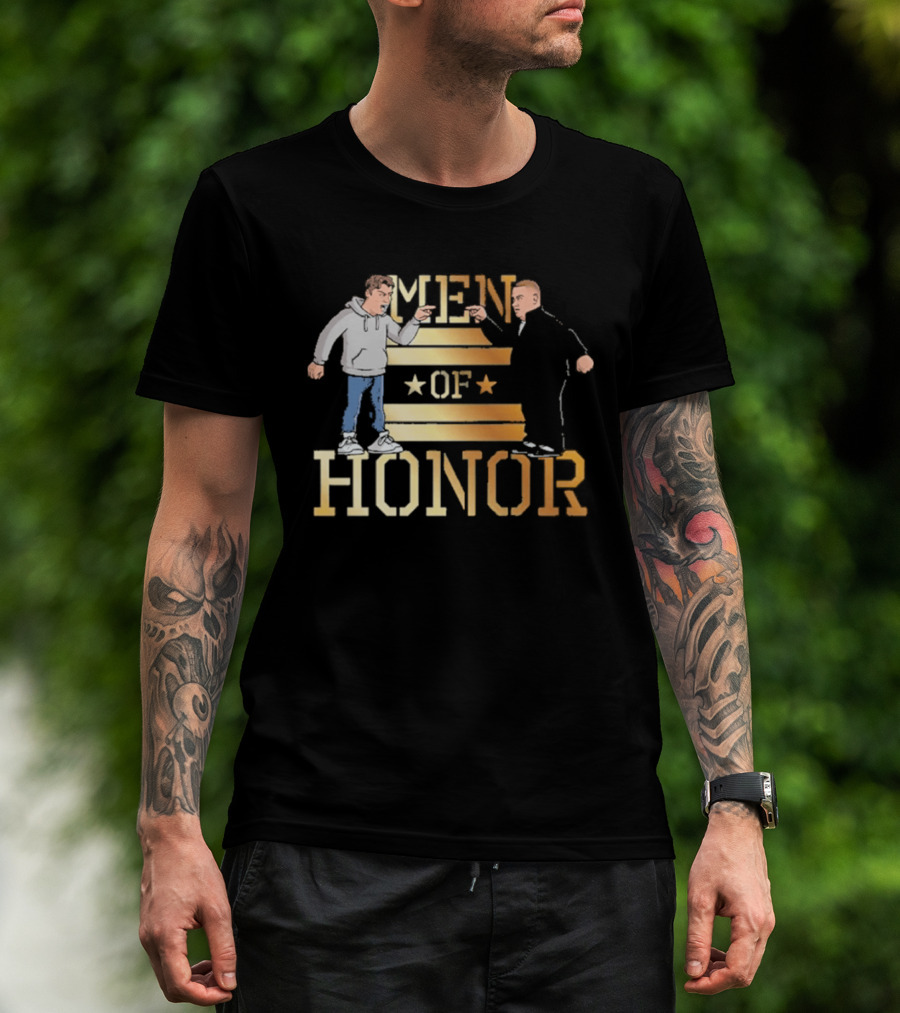 Men Of Honor Stars And Stripes Illustrations T-Shirt