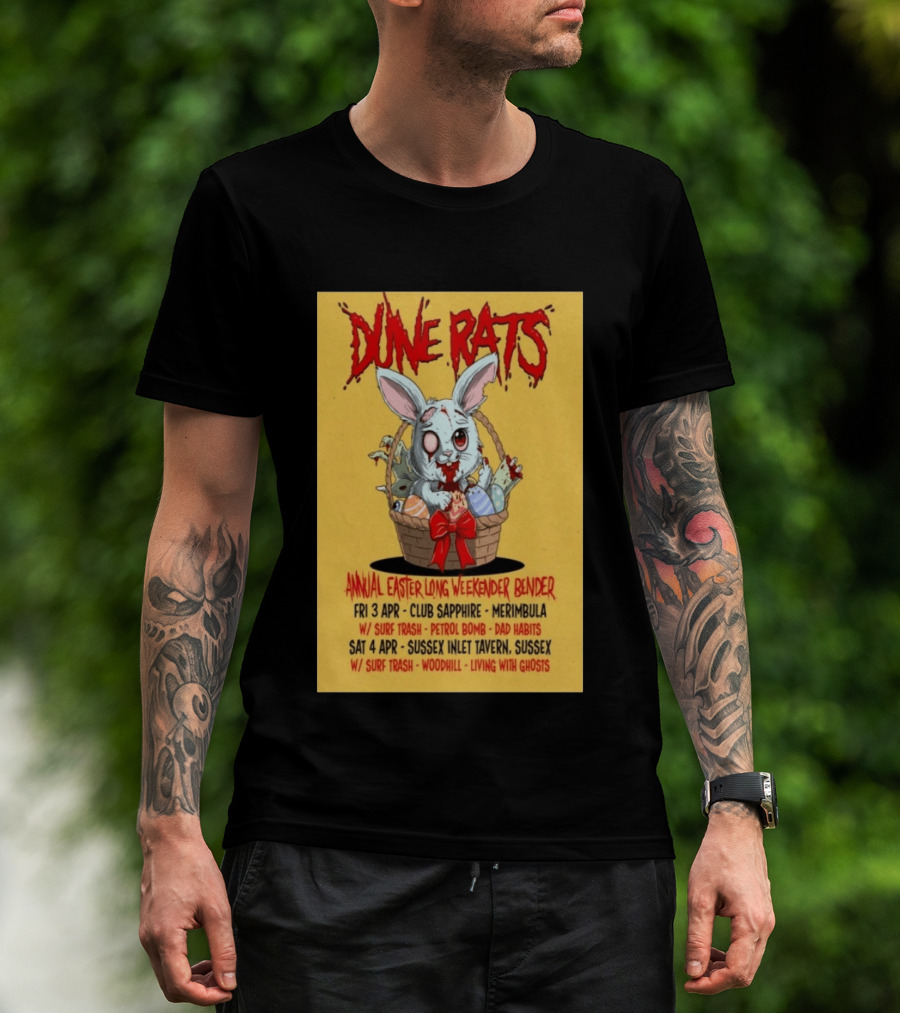 Dune Rats Apr 3 2026 Club Sapphire In Merimbula Australia T-Shirt