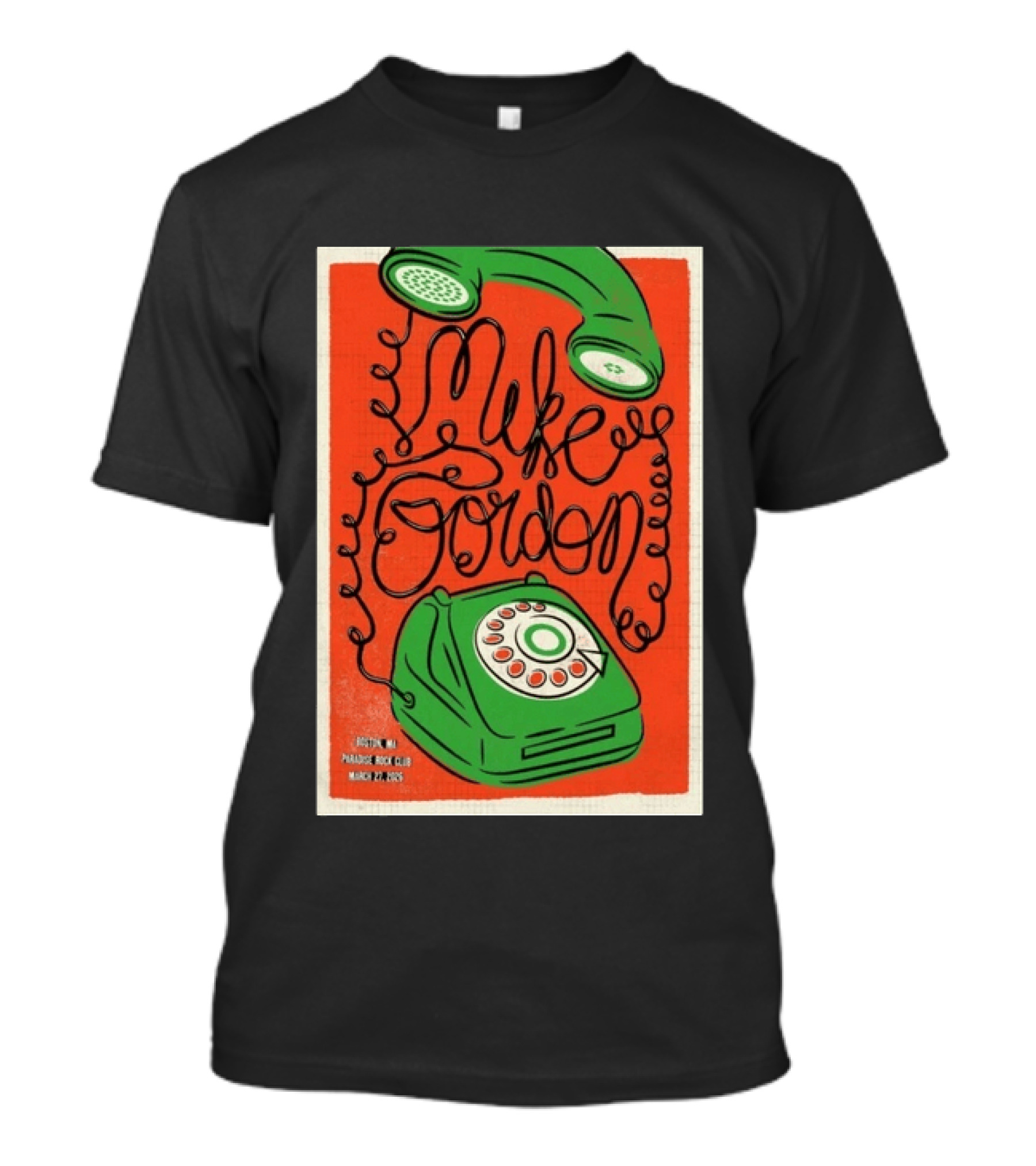 Mike Gordon Boston MA Paradise Rock Club March 27 2026 Retro Phone T-Shirt