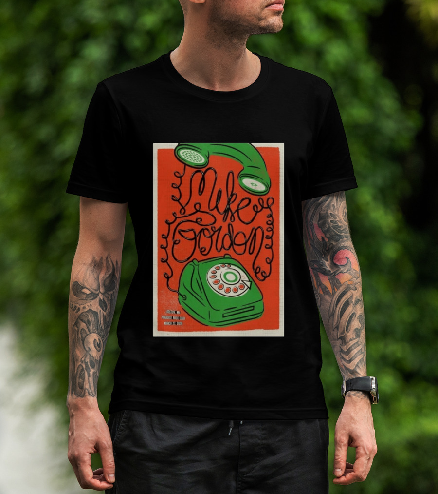 Mike Gordon Boston MA Paradise Rock Club March 27 2026 Retro Phone T-Shirt