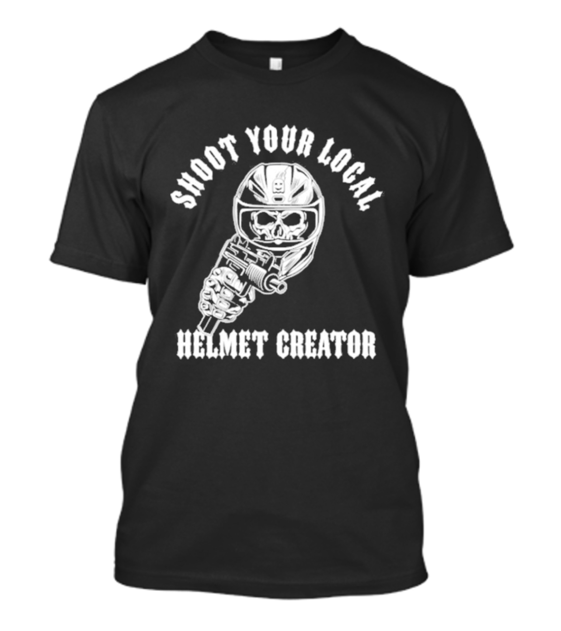Shoot Your Local Helmet Creator Ghost Racing T-Shirt