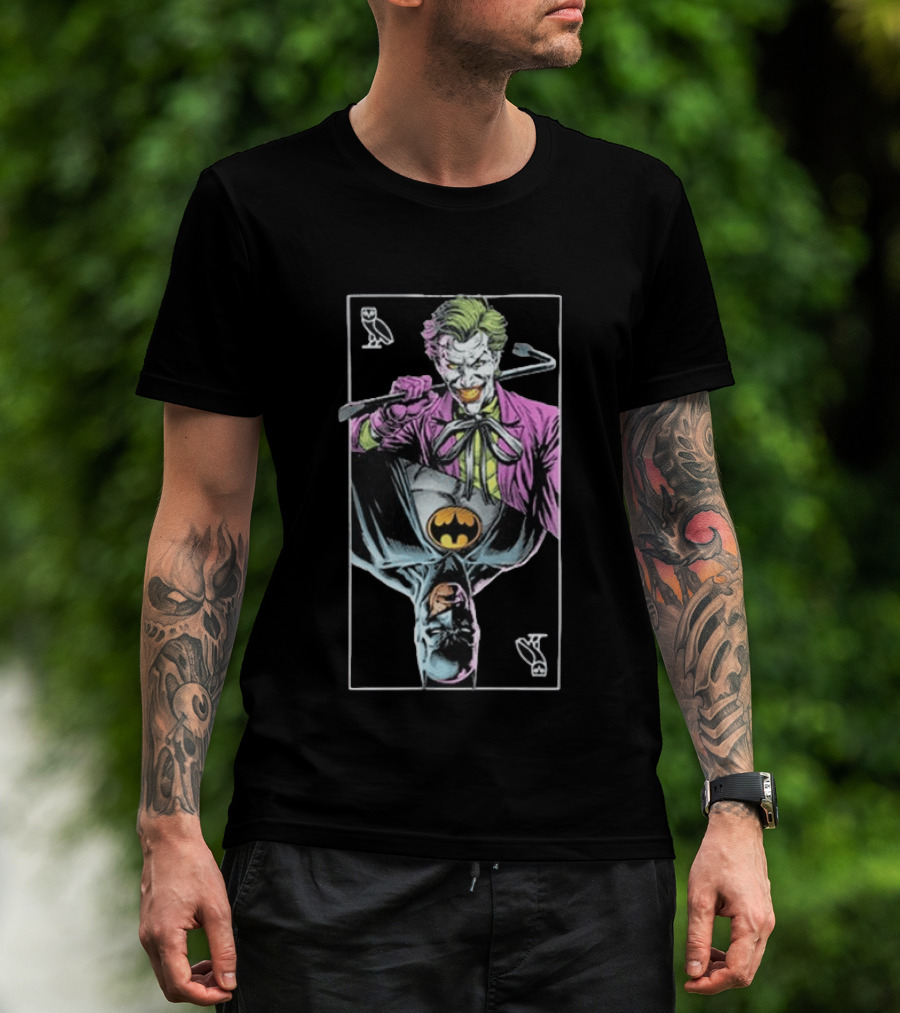 October's Very Own Batman Joker Collaboration Mirror Owls T-Shirt