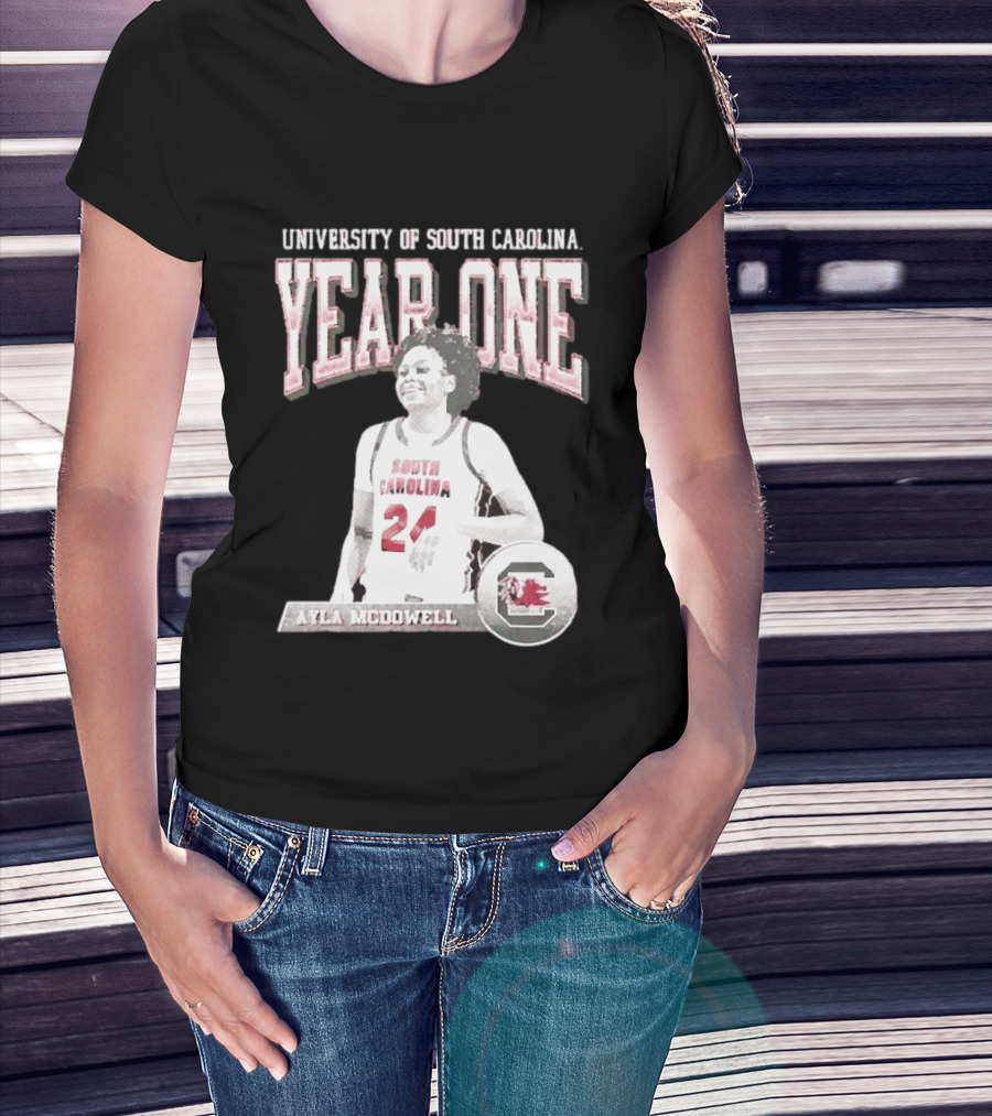University Of South Carolina Year One Ayla McDowell South Carolina Gamecocks T-Shirt