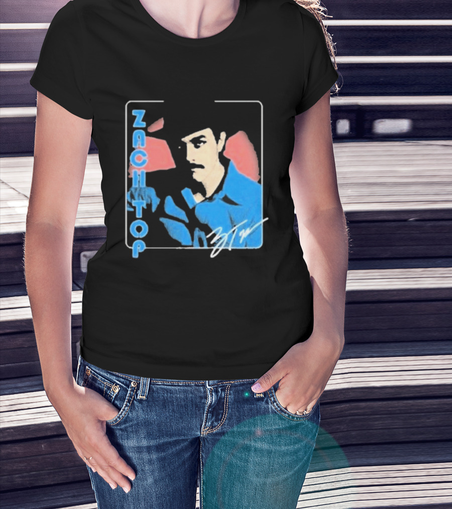 Zach Top ZTW Signature Blue And Red T-Shirt